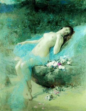 Vlaho Bukovac (1855-1922) - Reclining nude,1887.png