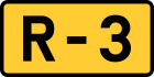 R-3 regional road shield}}