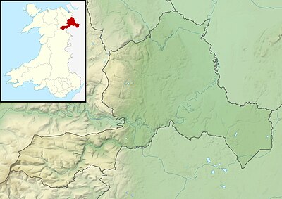 Location map Wales Wrexham