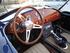 AC Shelby Cobra cockpit