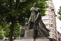 Statue de Walthère Frère à Liège.