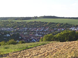 Het dorp, gefotografeerd vanaf Steige/Grasberg.