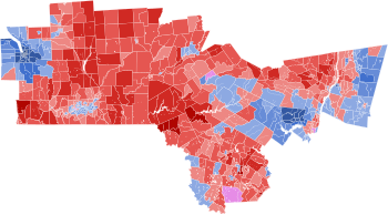 2022 New York's 19th congressional district election results map by precinct.svg