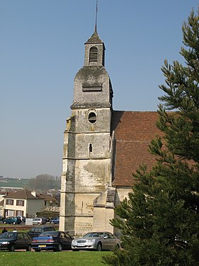 Eglise Saint-Denis, clocher, côté sud