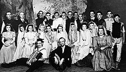 Näytelmä Tampereen tataarien esittämänä Helsingissä vuonna 1946.
