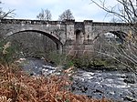 Alness Railway Viaduct Over River Averon Or Alness