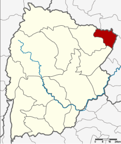 Amplasarea districtului în provincia Chaiyaphum