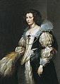 Van Dyck, Portrait Marie Louise von Taxis