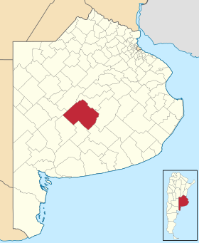 Localisation de Olavarría