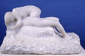 "Mors Adonis," ab Augusto Rodin sculpta; Adonia Romana die 19 mensis Iunii celebrantur.