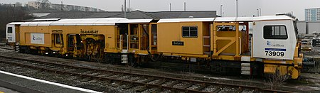 a railway ballast tamper