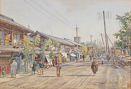 Straße in Tokio (1911)