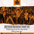 Beyond Reading Thank you Poster