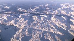 Luftfoto taget fra øst af Tosenfjorden