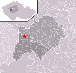 Březová – Mappa