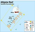 NOAA map of Alligator Reef