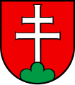 Croce sostenuta da un monte (Elfingen, Svizzera)