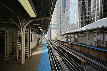 La station La Salle du métro de Chicago. (définition réelle 4 318 × 2 883)