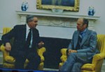 Callaghan and Ford sitting at the Oval Office fireplace Callaghan and Ford A0971 NLGRF photo contact sheet (1974-09-24)(Gerald Ford Library) (01).jpg