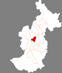 Distretto di Yichun – Mappa