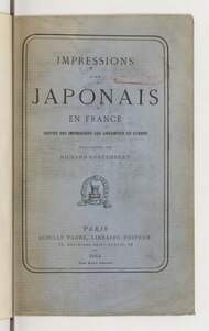 Richard Cortambert, Impressions d’un japonais en France, 1864 Mission    