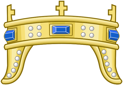 Depiction of a Crown of Zvonimir of Kingdom of Croatia (925–1102)