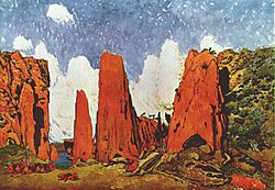 Het zeeroverskamp, IIe scène (Bakst, 1912)