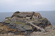 Das Fort des Capucins auf der Îlot des Capucins in Roscanvel