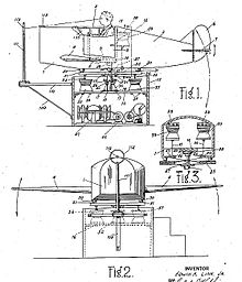 Link Trainer patent drawing, 1930 Edlink pt1930.jpg