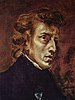 Frédéric Chopin as painted by Eugène Delacroix in 1838