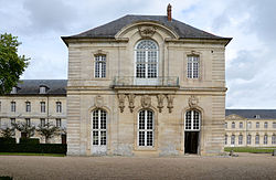 Facade de l'église actuelle de l'abbaye Notre-Dame du Bec