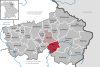 Lage der Gemeinde Falkenberg im Landkreis Tirschenreuth