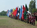 Drapeaux des nations touraniennes.