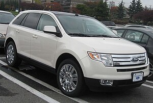 2007-2008 Ford Edge photographed in USA.