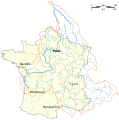 Comparaison avec la France à l'embouchure de la Loire.