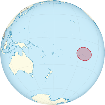 Francia Polinézia helyzete a Földön