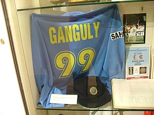 Shirt that Ganguly took of in his infamous cel...