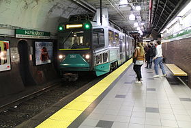Image illustrative de l’article Ligne verte du métro de Boston