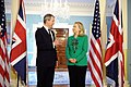 20. maaliskuuta: Pohjois-Irlannin valtiosihteeri Owen Paterson oli Yhdysvaltain ulkoministeri Hillary Clintonin vieraana Washington DC:ssä. Kuva: Yhdysvaltain ulkoministeriö