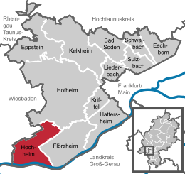 Hochheim am Main – Mappa