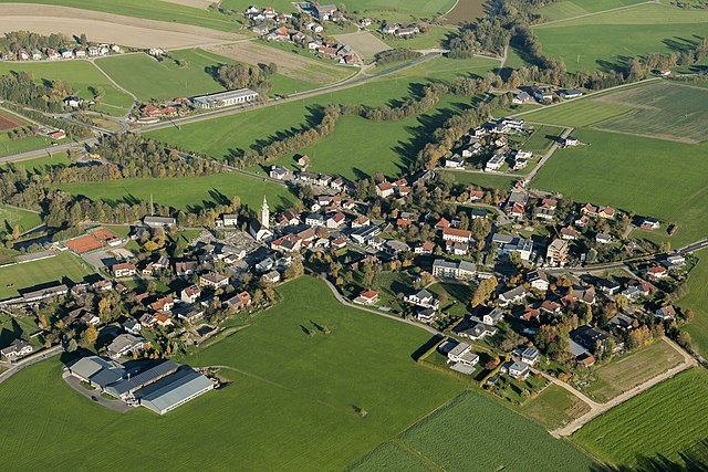 Luftbild von Hohenzell