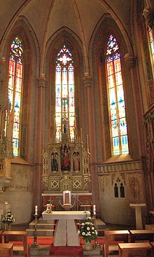 Photo représentant l'intérieur de l'église