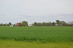 Fields along State Route 12