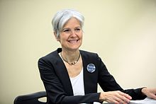 2012 and 2016 Green presidential nominee, Jill Stein, served from 2005 to 2010 as a member of Lexington's Town Meeting Jill Stein (25740592525).jpg