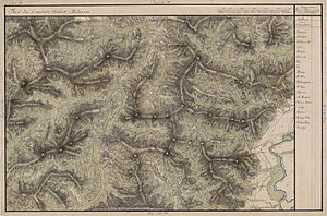 Cehu Silvaniei în Harta Iosefină a Transilvaniei, 1769-1773. (Click pentru imagine interactivă)