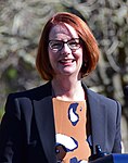 Julia Gillard
In office: 2010-2013
Age: 62 Julia Gillard at Faulconbridge (36190455175) (cropped).jpg