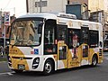 Poncho electric bus in Sumida, Tokyo