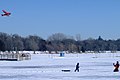 Jezero Harriet v zimě