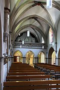 Vue de l'orgue à partir de l'autel