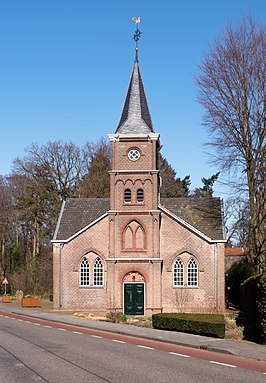 De voormalige kerk van Laag-Keppel, nu dienstdoend als kunstgalerie.